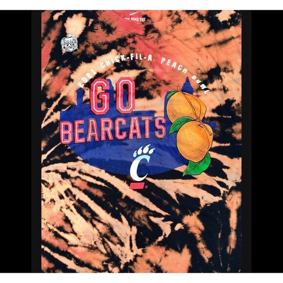 Cincinnati Bearkats Peach Bowl Tie-Dye Long Sleeve - Picture 3 of 4